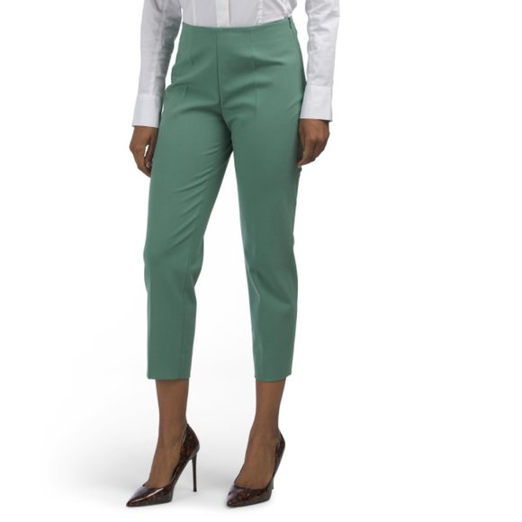 PIAZZA SEMPIONE Green Made In Italy Virgin Wool Blend Pants